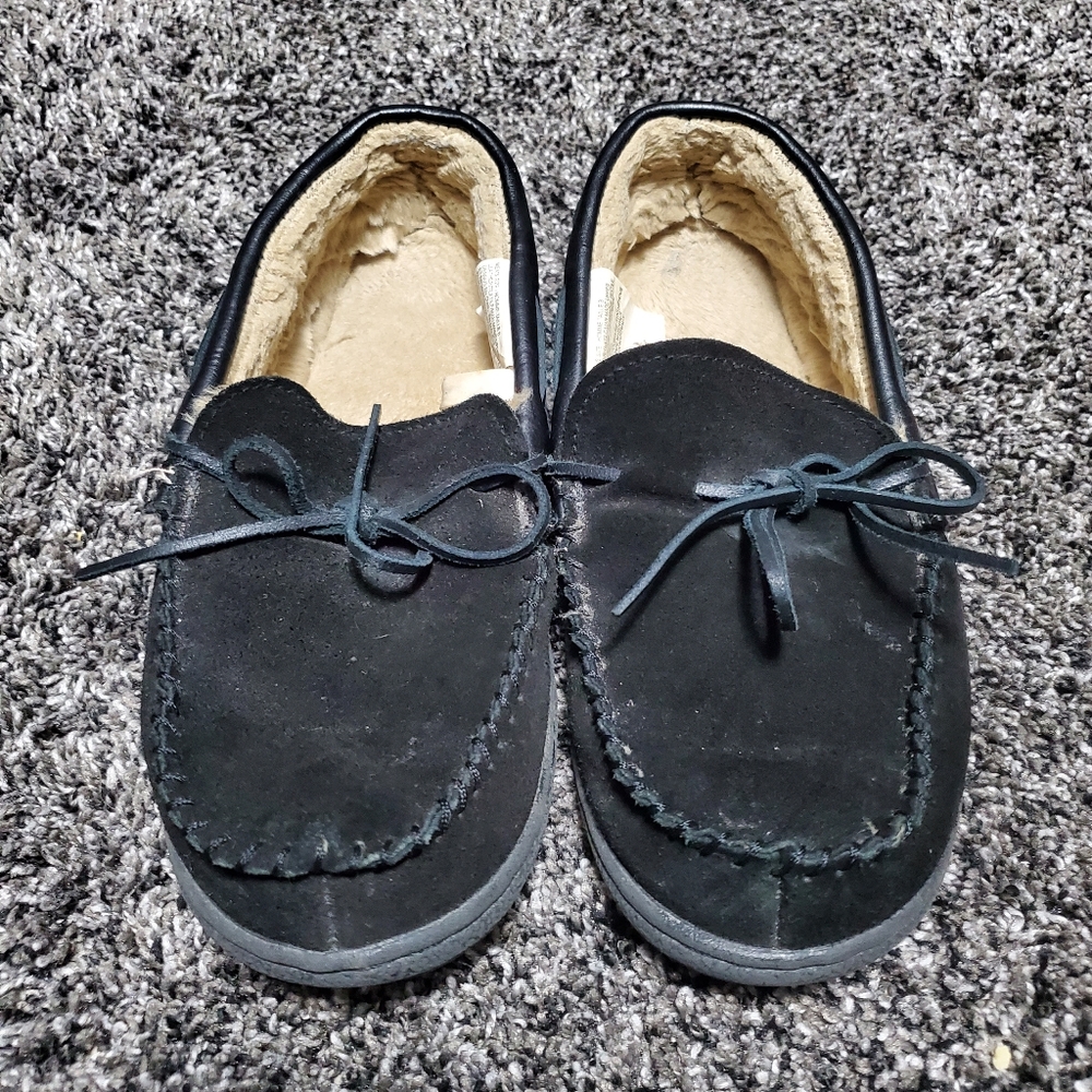 Suede Loafer Slippers